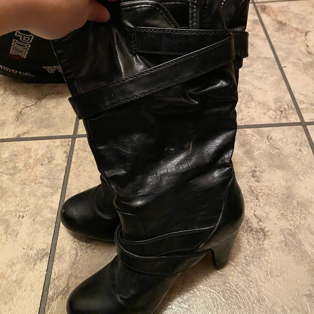 Black boots
